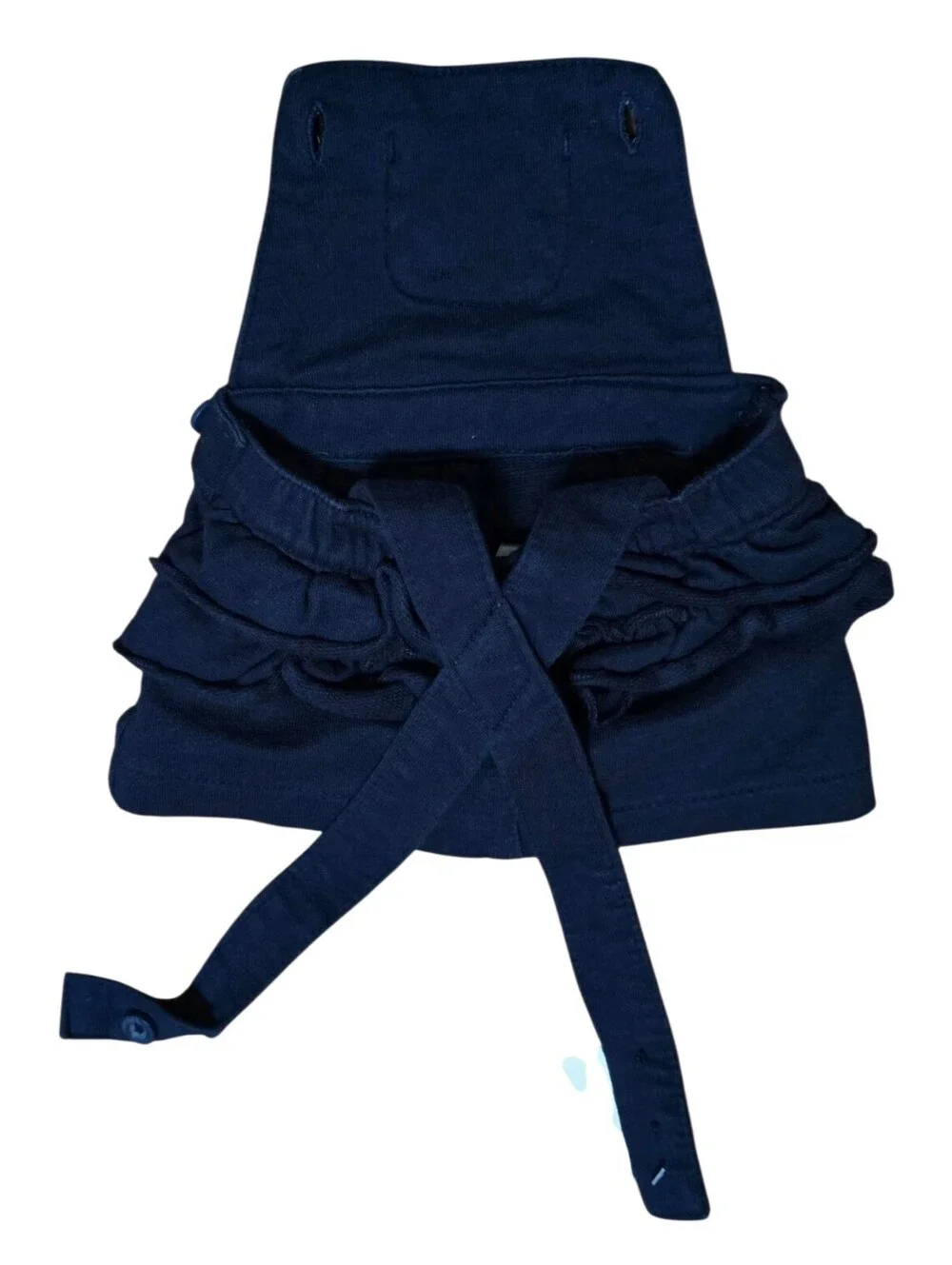 Carter’s Baby Thanksgiving Turkey Ruffle Overall Dress Navy Blue Newborn